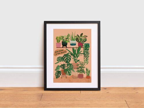 Plant addict Print , A4