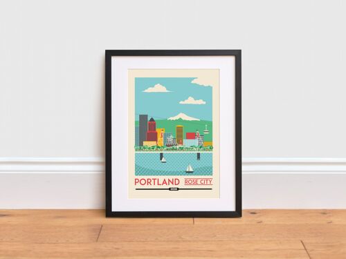 Portland Print , A4