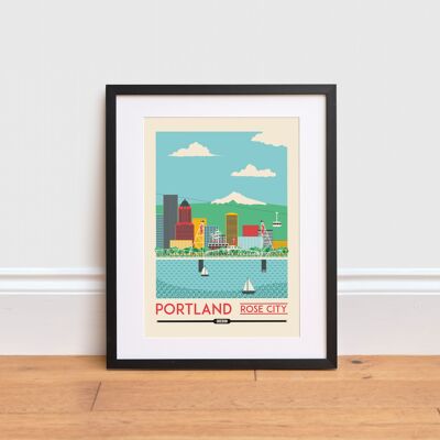 Portland Print , A4