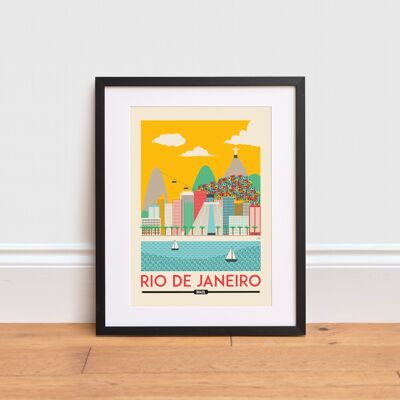 Rio de Janeiro Print , A3