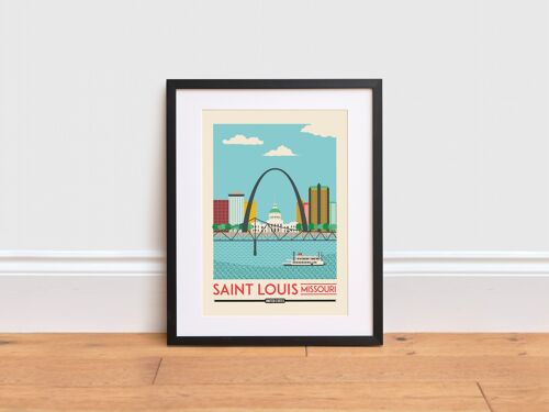 Saint Louis Print , A3