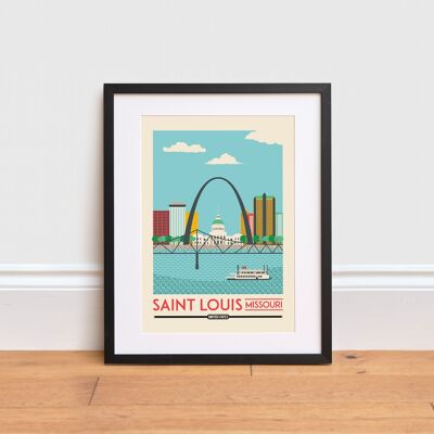 Saint Louis Print , A3