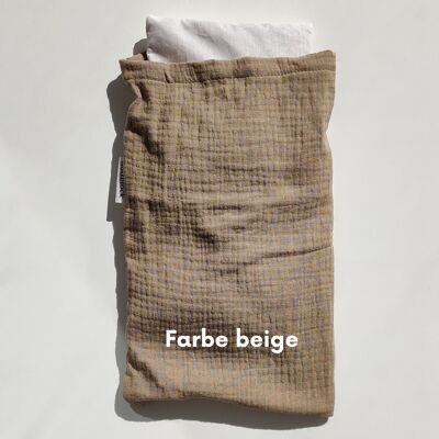 Cuscino di farro 'Ador' colore beige