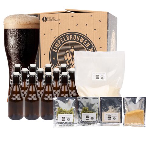 BOTTELSET SIMPELBROUWEN - STOUT