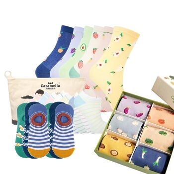 Coffret cadeau chaussettes baskets | coloré | paquet de chaussettes ! VENDRE 1