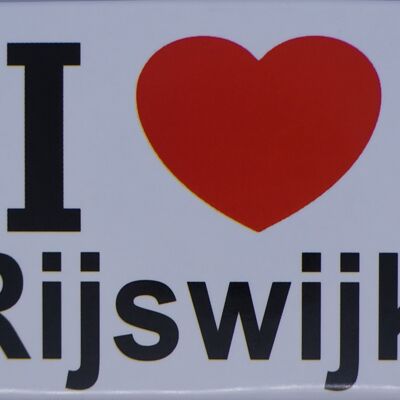 Imán de nevera I Love Rijswijk