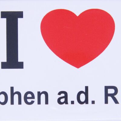 Magnete per frigorifero I Love Alphen e Rijn