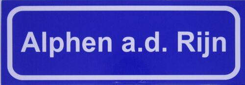 Fridge Magnet Town sign Alphen a d Rijn