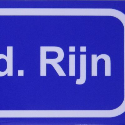Fridge Magnet Town sign Alphen a d Rijn