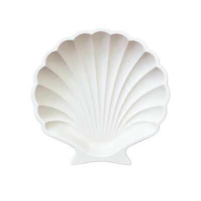 Shell Tray Snowy White