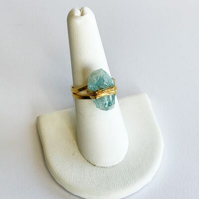 Aquamarine Ring - Anti stress