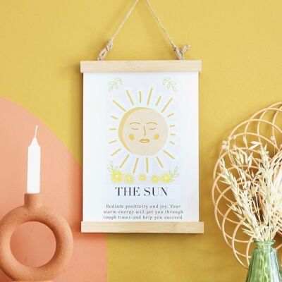 A4 Der Sonne-Tarot-Kartendruck