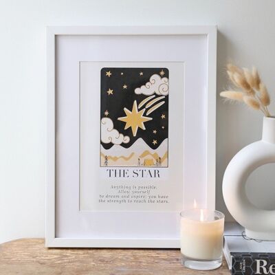 A4 The Star Tarot Card Print