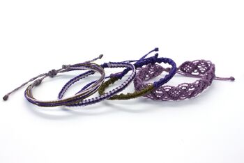 Ensemble de bracelets d'orchidées 4