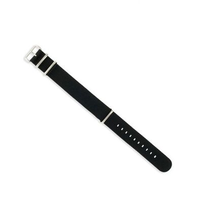 Black watch strap