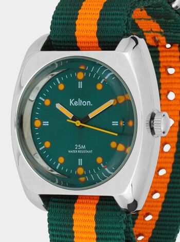 MONTRE RC2 NATO GREEN ORANGE 3