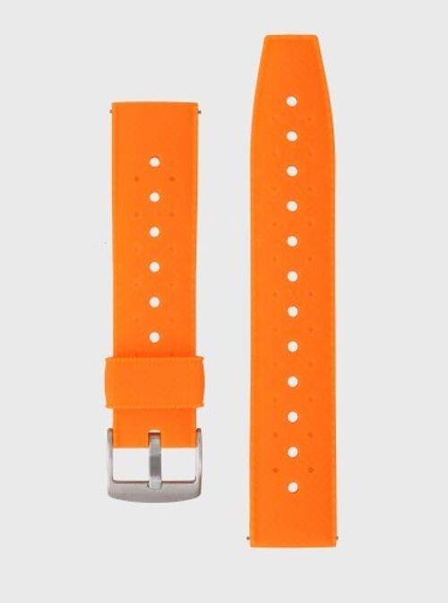 Bracelet montre silicone orange
