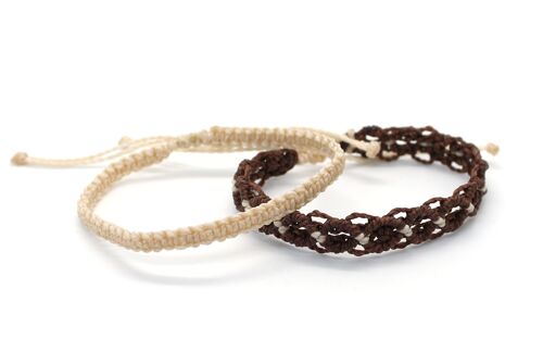 Cream bohemian bracelet set