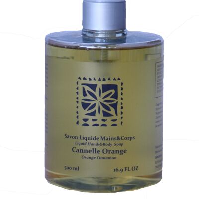 Savon liquide Cannelle Orange