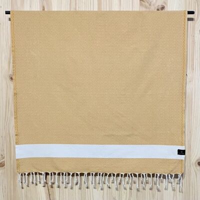 Fouta Losange Jaune Curry