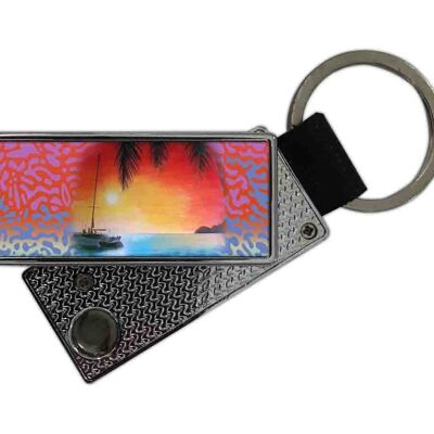 USB Katamaran Schlüsselanhänger Feuerzeug