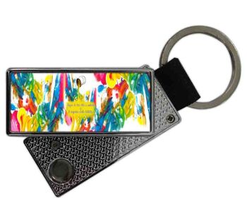 Briquet USB avec porte-clés Colori arte 1