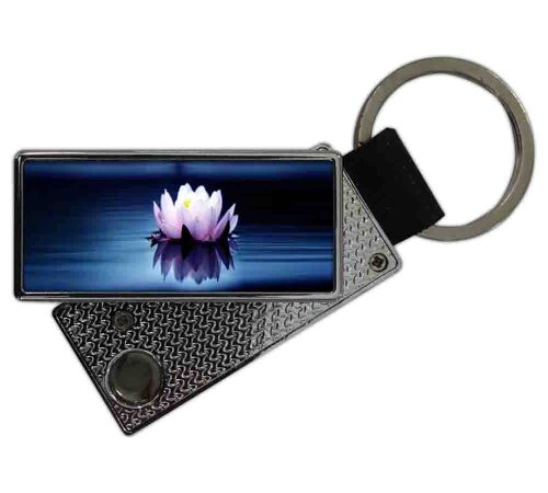 Accendino USB a Portachiavi Fiore di loto