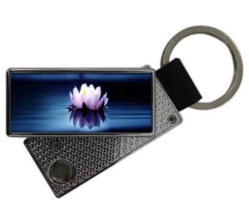 Briquet porte clé USB fleur de lotus 1