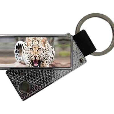 Cheetah Keychain USB Lighter