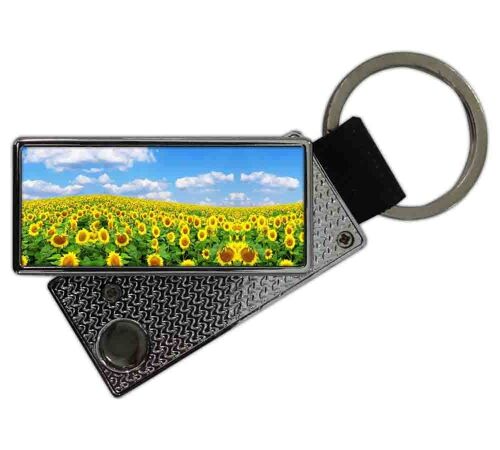 Accendino USB a Portachiavi Girasoli