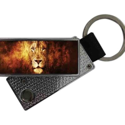 Briquet USB porte-clés Lion