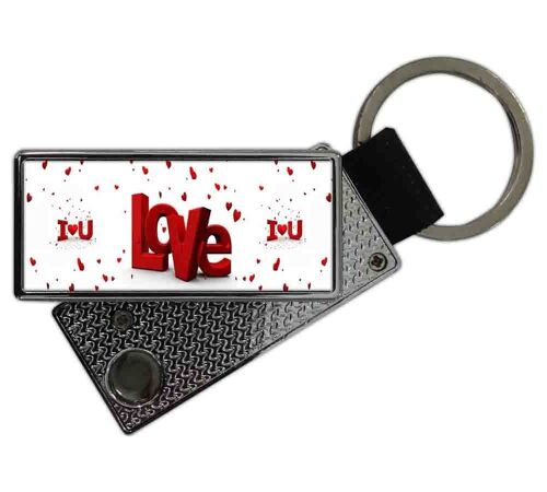 Buy wholesale Love USB keychain lighter