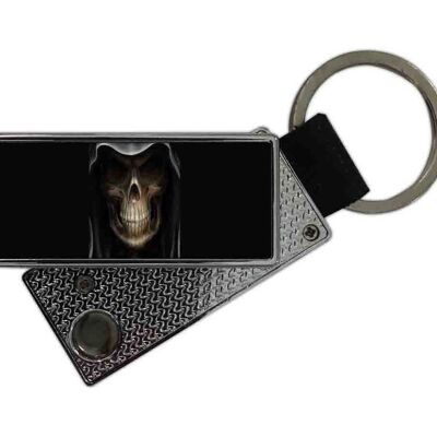 Death Skull Keychain USB Lighter