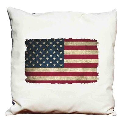 Coussin décoratif drapeau américain