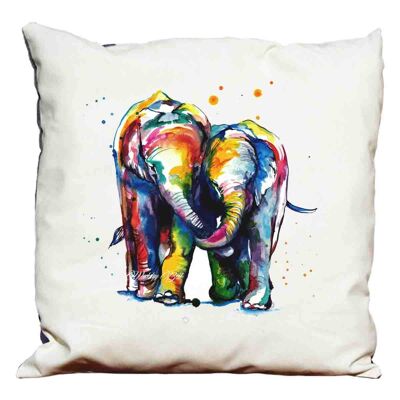 Cuscino decorativo elefanti