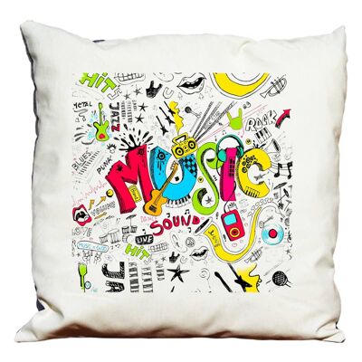 I love music decorative cushion