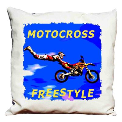 Motocross decorative cushion