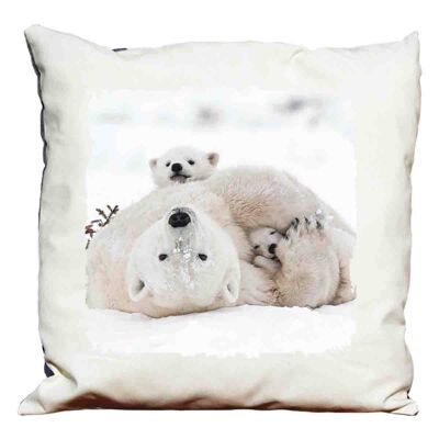 Polar Bear decorative cushion