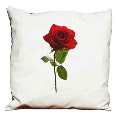 Throw Pillow Red rose