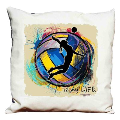 Volley is my life decorative cushion