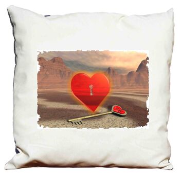 Grand coussin avec rembourrage 58 X 58 Amore 1