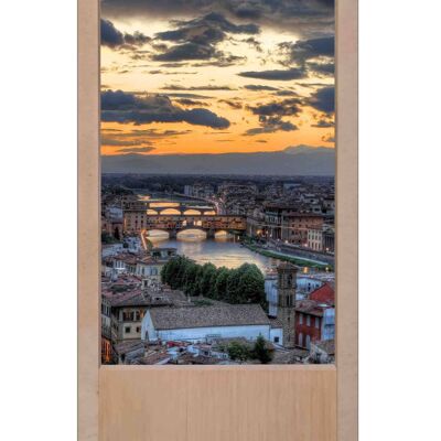 Lampada da tavolo in legno Firenze