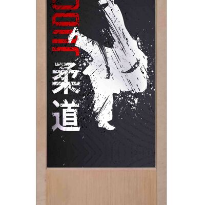 Lampe de table en bois Judo