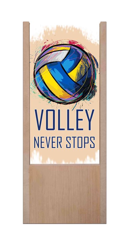 Lampada da tavolo in legno volleyball never stop