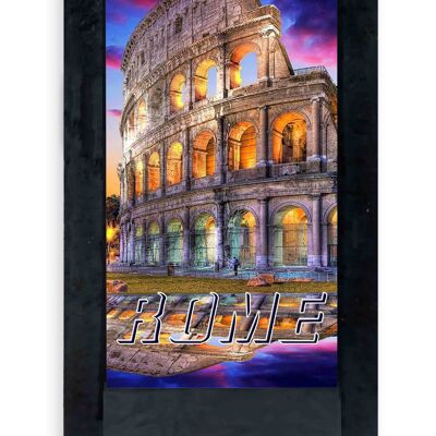 Lampada da tavolo Nera Colosseo Roma