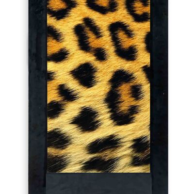Lámpara de mesa leopardo negro