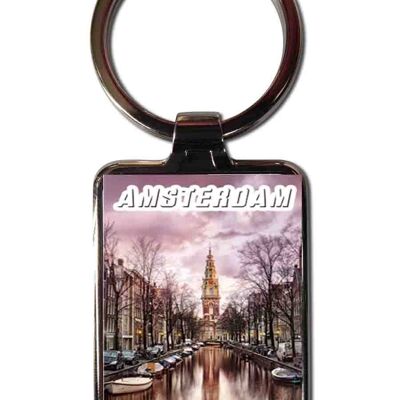 Amsterdam steel key ring