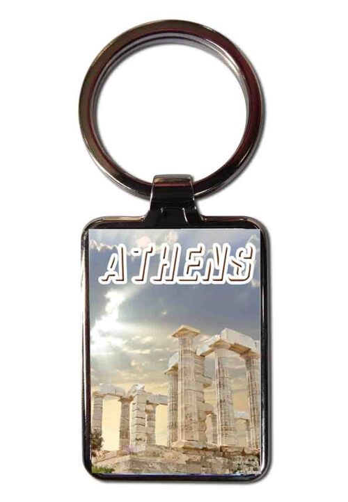 Portachiavi acciaio Atene