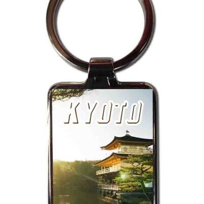 Kyoto steel keychain