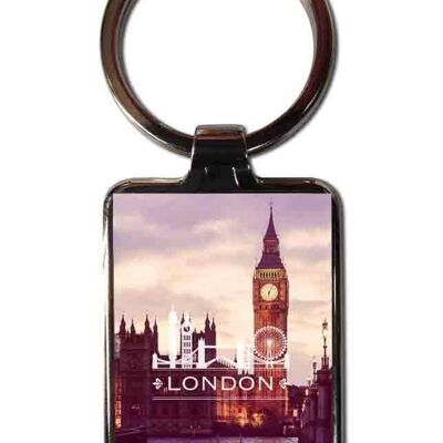 London steel key ring